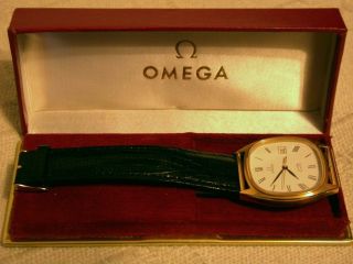 Omega De Ville,  Swiss Herren Uhr,  Vergoldet ; Bild