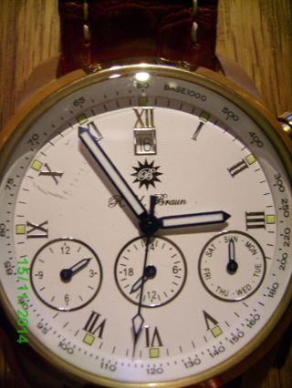 R.  U.  Braun Automatic Uhr Bild
