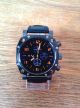 V6 Armbanduhr Herren Xl Sportuhr Militär Quarz Uhr Leder Orange Geschenk Armbanduhren Bild 1