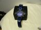Herrenarmbanduhr Quarz Alfaromeo Blau Mit Lederarmband Armbanduhren Bild 5