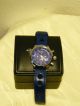 Herrenarmbanduhr Quarz Alfaromeo Blau Mit Lederarmband Armbanduhren Bild 7