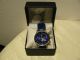 Herrenarmbanduhr Quarz Alfaromeo Blau Mit Lederarmband Armbanduhren Bild 8