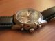 Herren Uhr Mit Leder Armband - Uhr Herren Armbanduhr Schwarz Analog Armbanduhren Bild 1