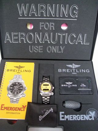 Breitling Emergency Edelstahl Ref.  : 56121 Serial No.  : 3920 Bild