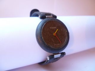 Tissot Rock Watch R150 Lederarmbanduhr Damen Armbanduhr Vom Händler 7636 Bild