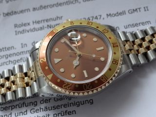 Rolex Gmt Ii 2 Automatic Tigerauge Herren Armbanduhr - Topzustand Bild