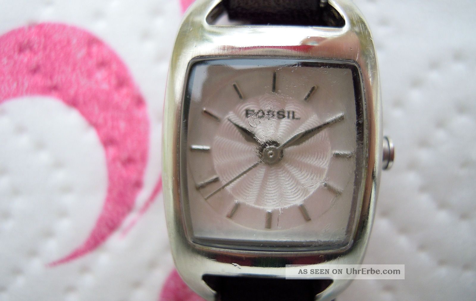 Fossil Dau,  Stahl,  Quartzwerk,  Schätze 80er Jahre,  Germany Armbanduhren Bild