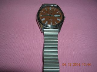 Herren - Armbanduhr Seiko Automatik Mit Datumanzeige 17 Jewels N.  0810092 Bild