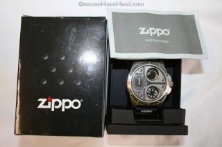 Zippo Outdoor Life Armbanduhr Tri - 2 Kompass,  Thermometer,  Wasserdicht Bild