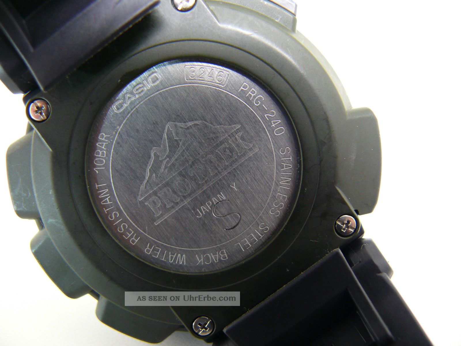 Casio Protrek Prg 240 3246 Compass Thermo Alti Barometer Solar Herren