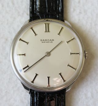 Vintage Sarcar Geneve Armbanduhr,  Handaufzug,  Cal: P 320,  17 Jewels Bild