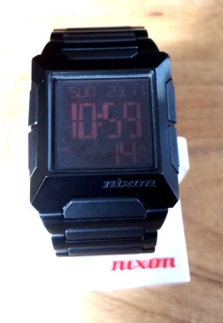 Nixon The Block Ss Digitale Armbanduhr/wristwatch (all Black) Bild