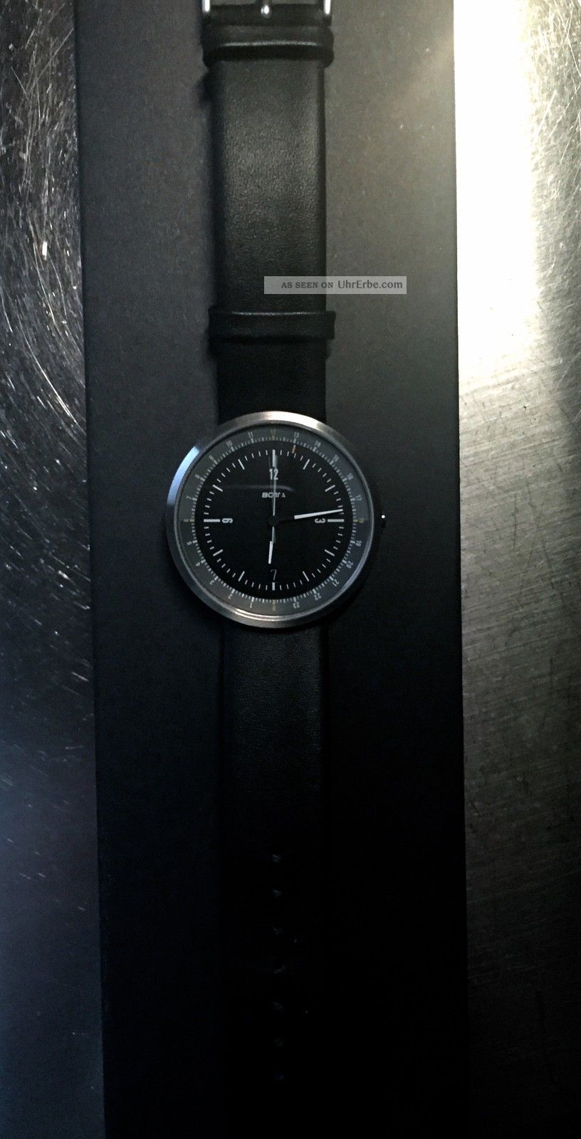 Botta 24 Stunden Uhr Design Einzeigeruhr Mit 2.  Zeitzone Duo 24 Monozeiger Armbanduhren Bild