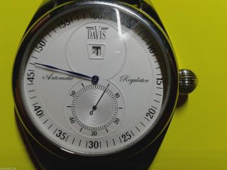 Davis Regulator Ein - Zeiger Automatik Glasboden Uhr Mit Separater Sekunde Bild