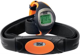 Pyle Sport Stoppuhr Wireless Sendegurt Alarm Herzfrequenz Kalorien Wasserfest Bild