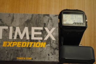 Timex Expedition Militar Herrenuhr Ws4 T49664 Höhenmesser Luftdruck Kompass Bild