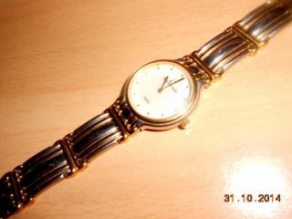 Damen Jacques Lemans Uhr Swiss Made 10micron Gold Auflage Bild