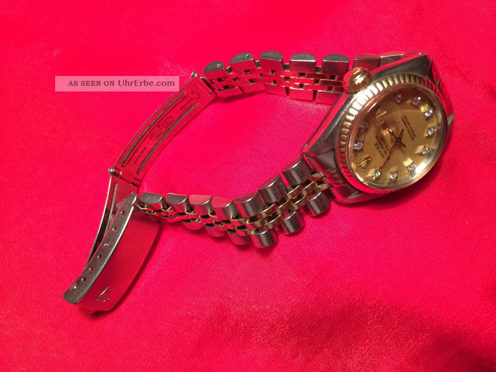 Rolex Oyster Perpetual Lady - Datejust Für Damen Stahl Gold Diamanten