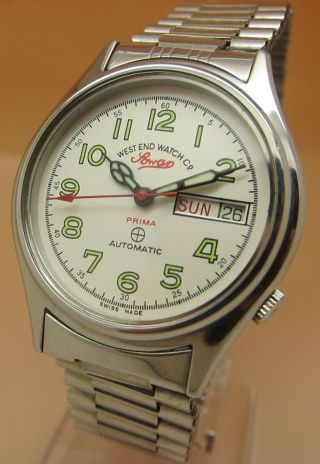 West End Watch Sowar Prima Mechanische Automatik Uhr Datum & Tag Bild