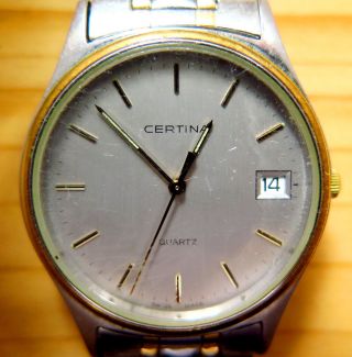 Certina Quartz Uhr 80er Herrenuhr Aus Sammlung Konvolut Hau Retro Vintage Bild