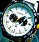 Animoo Future Leather Retro Armbanduhr Leder Herrenuhr Datumsanzeige Tachymeter Armbanduhren Bild 1