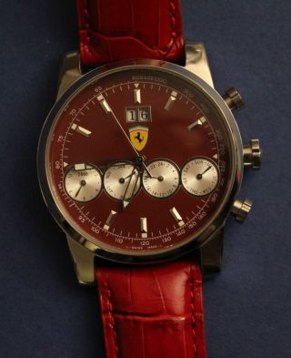 Originale Ferrari,  Herrenuhr,  Sammleruhr,  Automatik Bild