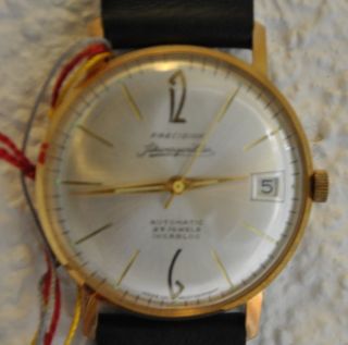 Precision Schwarzwälder Armbanduhr V.  1965,  Mit Rechnungskopie Bild