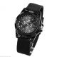 Chronolook Militäruhr Black/black 41mm Herren Textilbanduhr Unisex Sportuhr Armbanduhren Bild 1