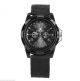 Chronolook Militäruhr Black/black 41mm Herren Textilbanduhr Unisex Sportuhr Armbanduhren Bild 2