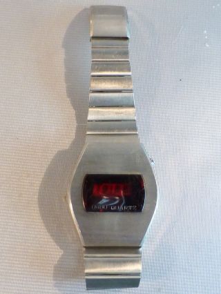 Mbo Armbanduhr - Elektronikuhr - Selten (1976) Chronograph - Quartz - Edelstahl Bild