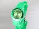 Uhr Armbanduhr Grüne Viper,  Led Leuchtartikel,  Silikonuhr Ø 3,  5 Cm,  Blinkie 4124 Armbanduhren Bild 1