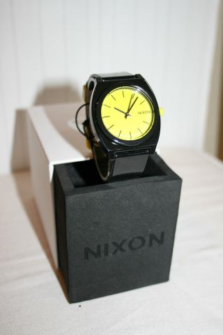 Nixon Time Teller P Black Lemon Armbanduhr Uhr A119 - 985 Bild