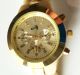 Luxus Damenuhr Gold Mit Weiße Steine Armbanduhren Bild 2