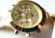 Luxus Damenuhr Gold Mit Weiße Steine Armbanduhren Bild 4