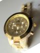 Luxus Damenuhr Gold Mit Weiße Steine Armbanduhren Bild 5