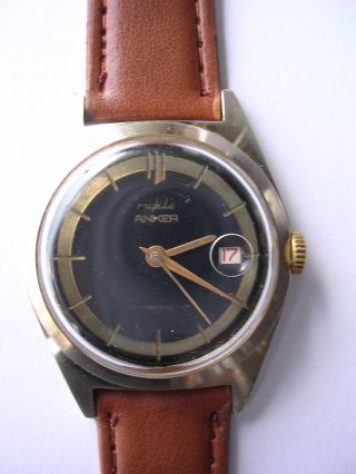 Armbanduhr Anker Mechanisch Vintage Hau Handaufzug Bild