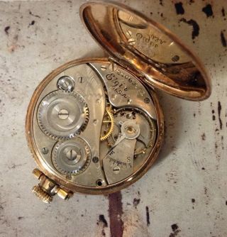 Rar Vintage Oder Antik Elgin Armband Uhr Uhr Gesicht Look Bild
