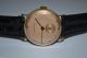 30er/ 40er Jahre Nicolet Watch Handaufzug Herren Armbanduhr 18 Kt - 750 Gold Armbanduhren Bild 1