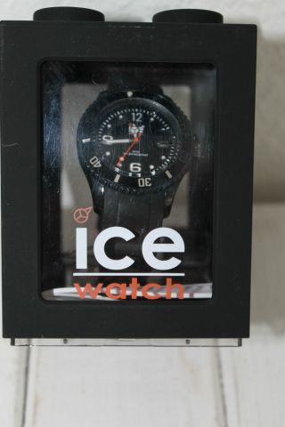 Ice - Watch Uhr Top Armbanduhr Sili - Forever Unisex/medium Schwarz Si.  Bk.  U.  S.  09 Bild