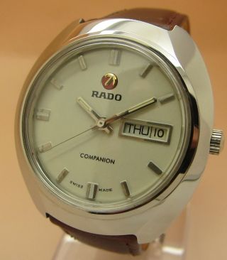 Rado Companion Mechanische Uhr 25 Jewels Datum & Tag Lumi Zeiger Bild