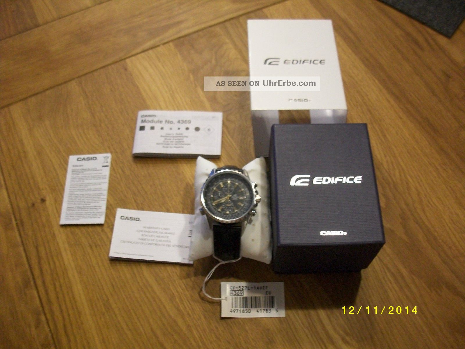 Casio Uhr Edifice Ef 527l - 7avef Modell 4369,  Unbenutzt Armbanduhren Bild