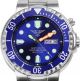 EichmÜller Taucher Uhr Army Watch 1000 M Edelstahl Helium Ventil Seiko Vx,  Blau Armbanduhren Bild 1