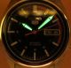 Seiko 5 7s26 - 0480 Racer Snk375 Glasboden Automatik Uhr 21 Jewels Datum - Taganzeig Armbanduhren Bild 1