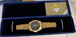 Elegante Schweizer Uhr - 585 Karat - Zertifikat - 10 Jahre - Quartz Bild