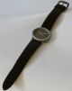 Akto Design J - C Mareshal Schicke Quartz Armbanduhr Neuwertiges Braunes Echtleder Armbanduhren Bild 4