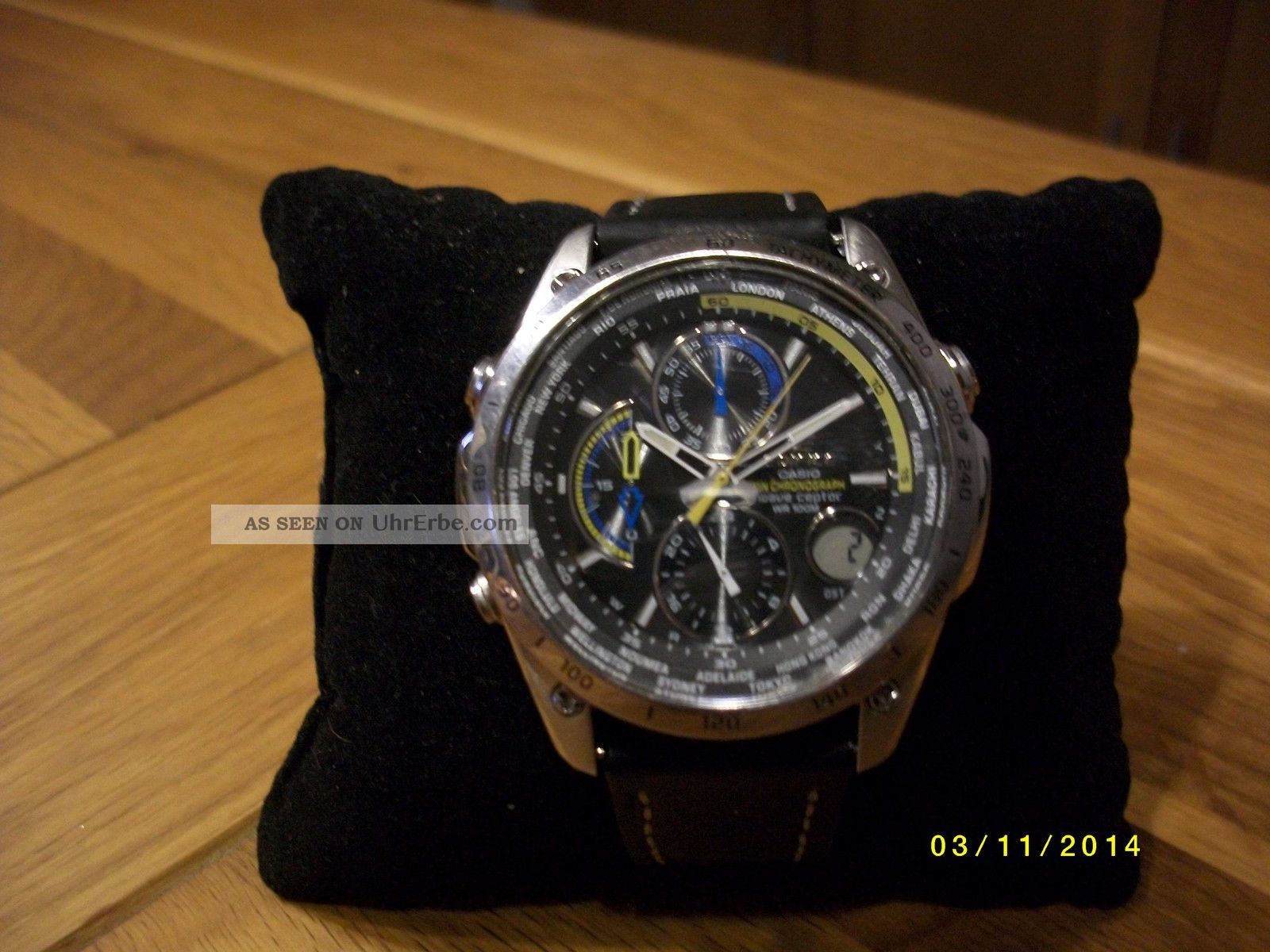 Casio Edifice Funkuhr Chronograph Quarz Eqw - 500dbe - 1aver Modell 5041 Top Zusta. Armbanduhren Bild