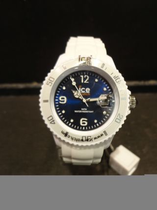 Ice Watch Si.  Wb.  U.  S.  10 Damen Uhr Herren Unisex Weiss/ Blau Bild