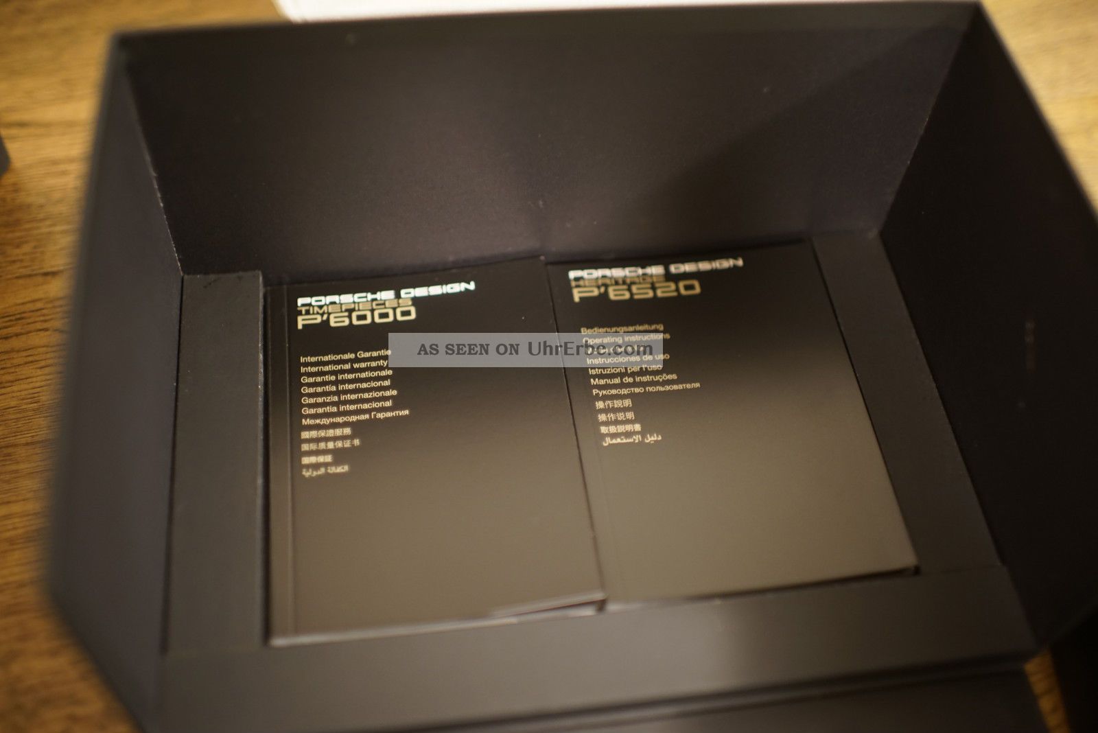 P6620 Porsche Design Uhr P6620 Dashboard Automatik Chronograph Titan