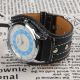 Armbanduhr Herren Damen Weiss/blau Mit Schwarzem Kunst - Lederarmband Diesel Time Armbanduhren Bild 1