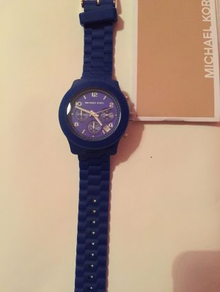 Michael Kors Uhr,  Blau,  Mk - 5293,  Neuwertig Bild